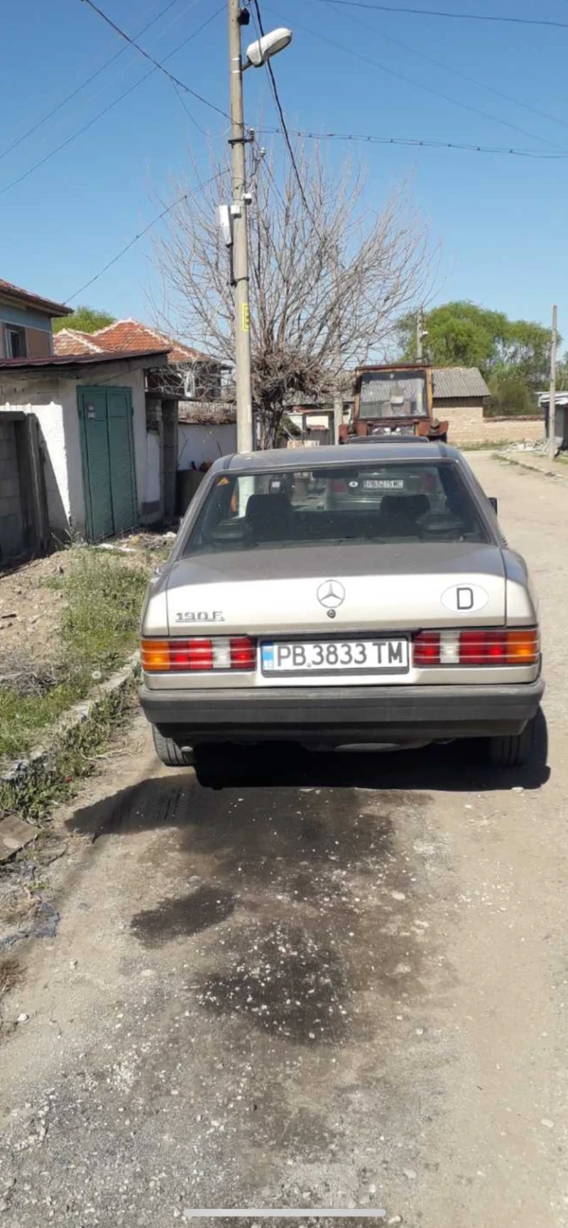 Mercedes-Benz 190 Колата има вписана газова уредба, снимка 1 - Автомобили и джипове - 48075581