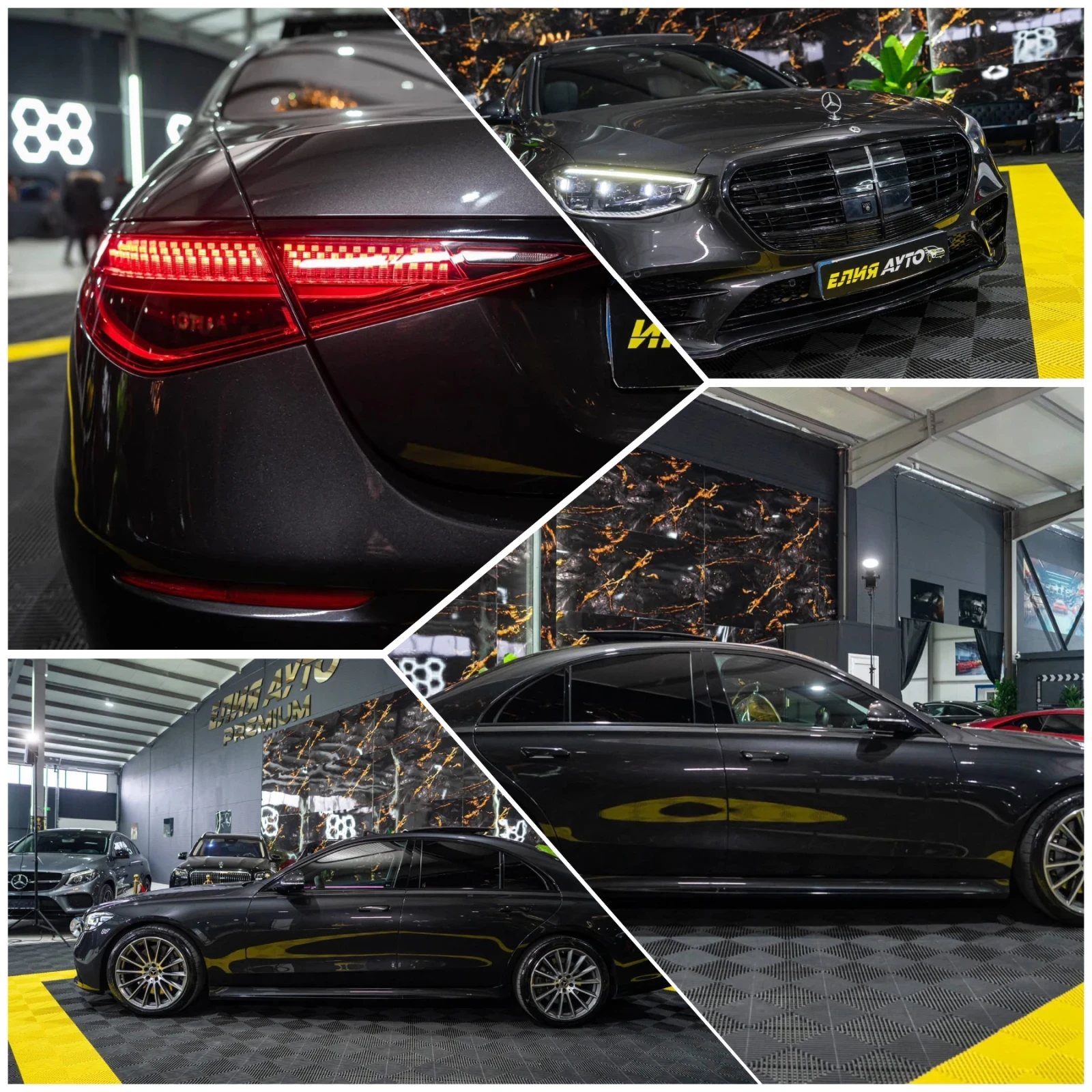 Mercedes-Benz S 350 D LONG FULL AMG LINE ПАНО BURM ЛИЗИНГ 100%, снимка 17 - Автомобили и джипове - 53913213