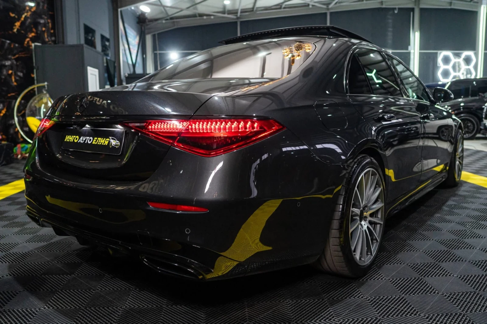 Mercedes-Benz S 350 D LONG FULL AMG LINE ПАНО BURM ЛИЗИНГ 100%, снимка 10 - Автомобили и джипове - 53913213