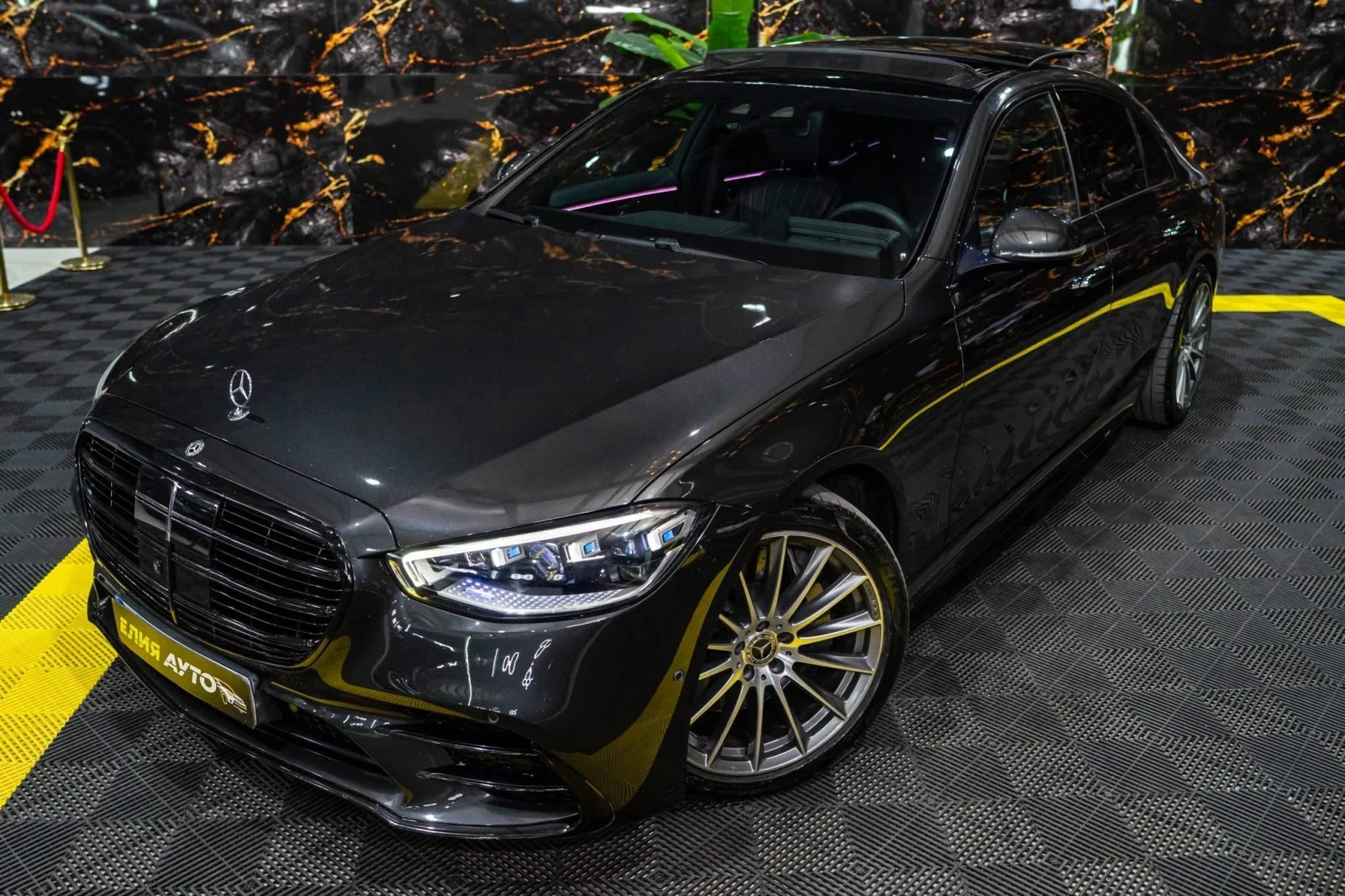 Mercedes-Benz S 350 D LONG FULL AMG LINE ПАНО BURM ЛИЗИНГ 100%, снимка 2 - Автомобили и джипове - 53913213