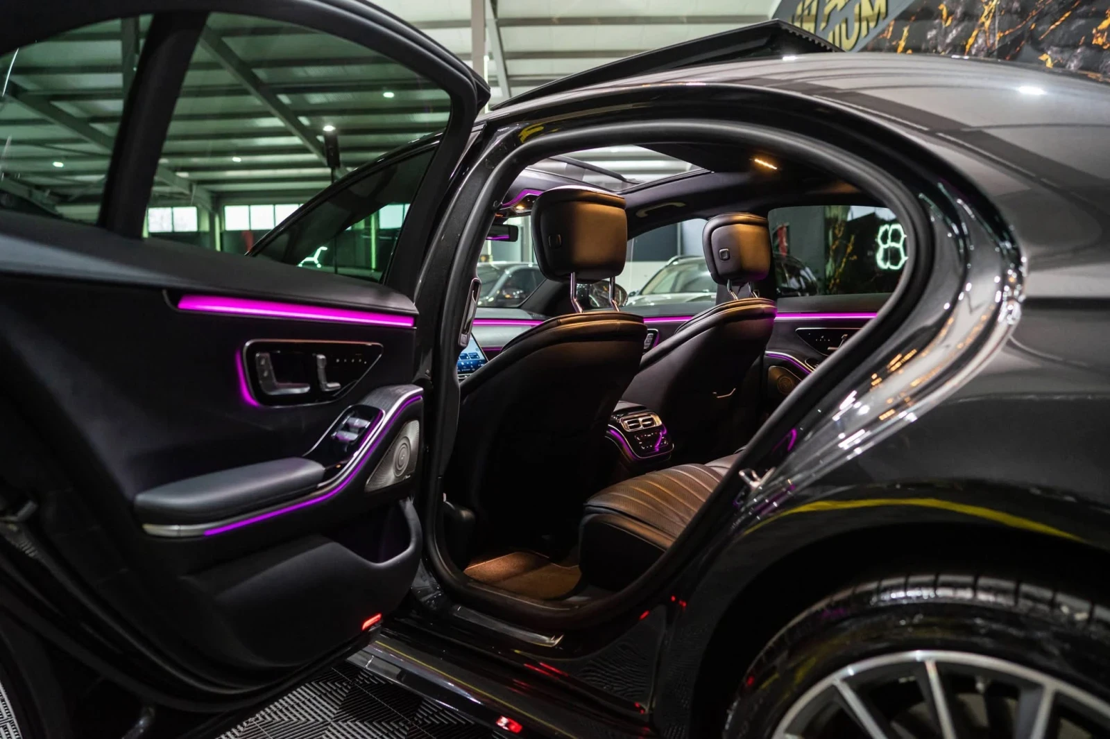 Mercedes-Benz S 350 D LONG FULL AMG LINE ПАНО BURM ЛИЗИНГ 100%, снимка 15 - Автомобили и джипове - 53913213