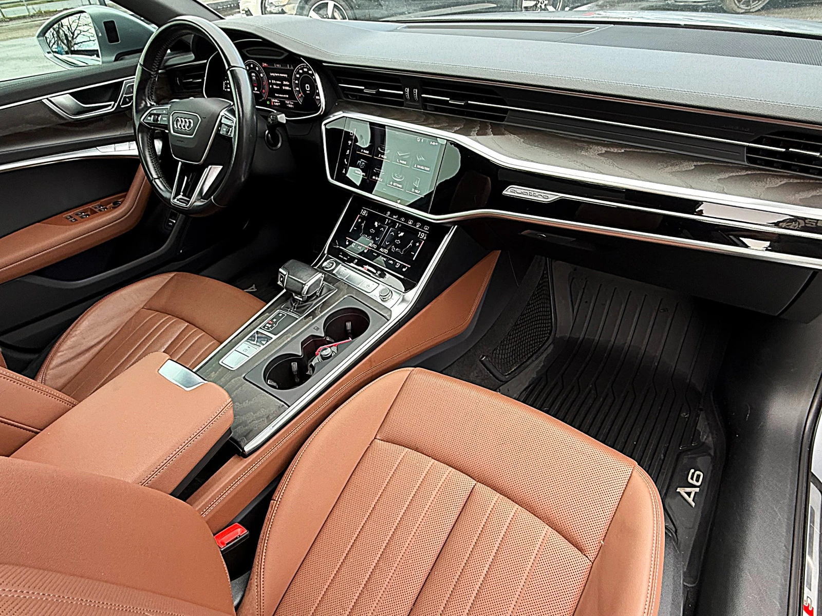 Audi A6 55TFSI-4x4-VAKUM-PANORAMA-MATRIX-360KAMERI-HEAD UP, снимка 13 - Автомобили и джипове - 54020604