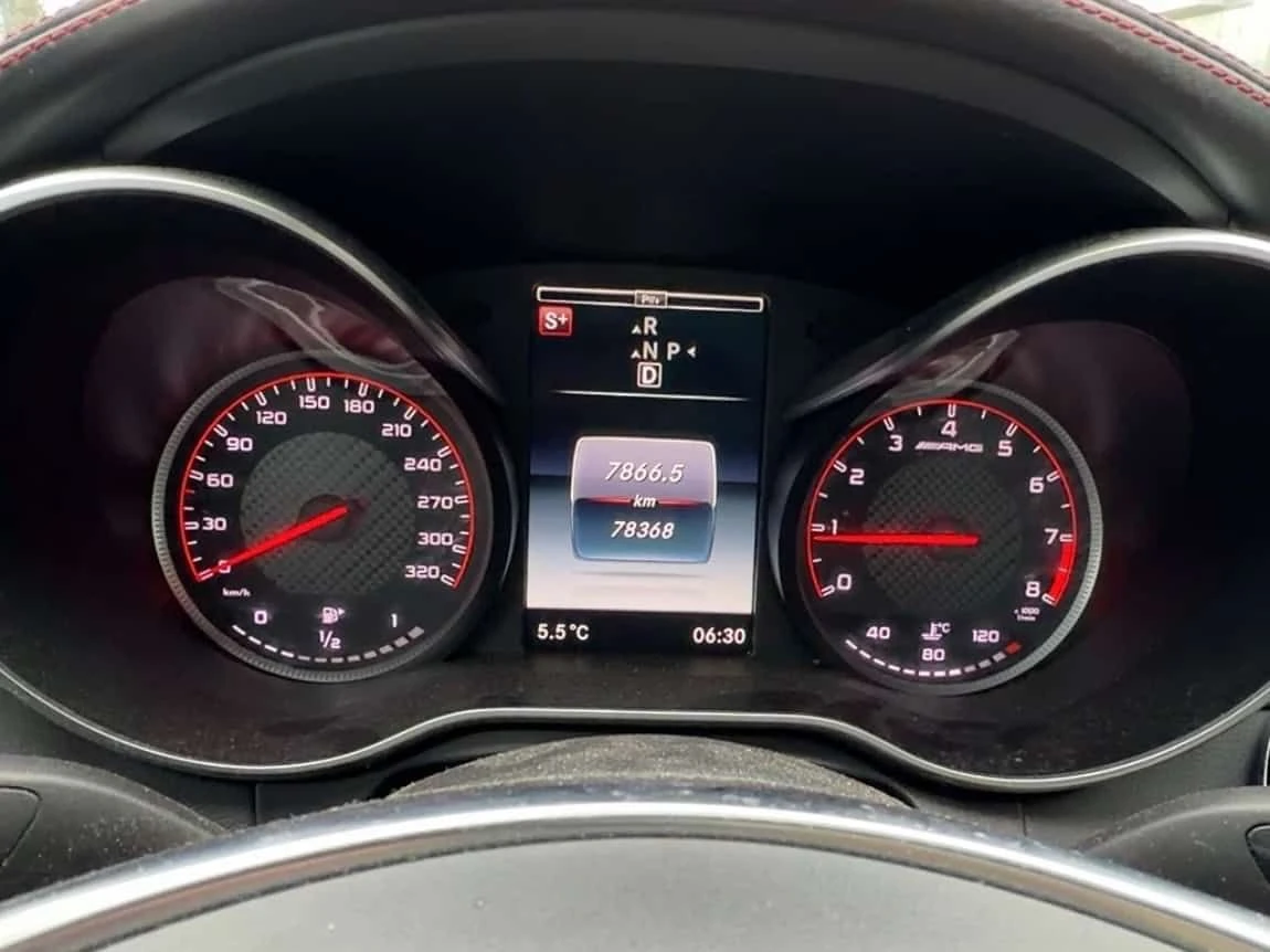 Mercedes-Benz C 63 AMG  S / CAMERA / 3D BURMESTER / КАРБОН , снимка 8 - Автомобили и джипове - 54126944