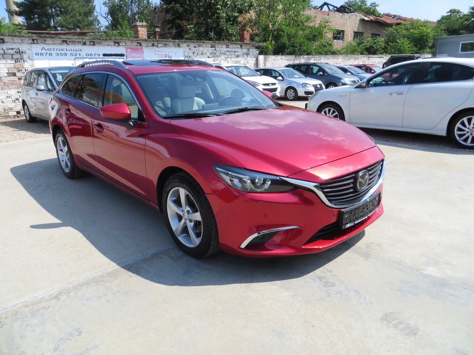 Mazda 6 2.2D-Skyactiv-Facelift-Дистроник-Сервизна история!, снимка 2 - Автомобили и джипове - 55142541