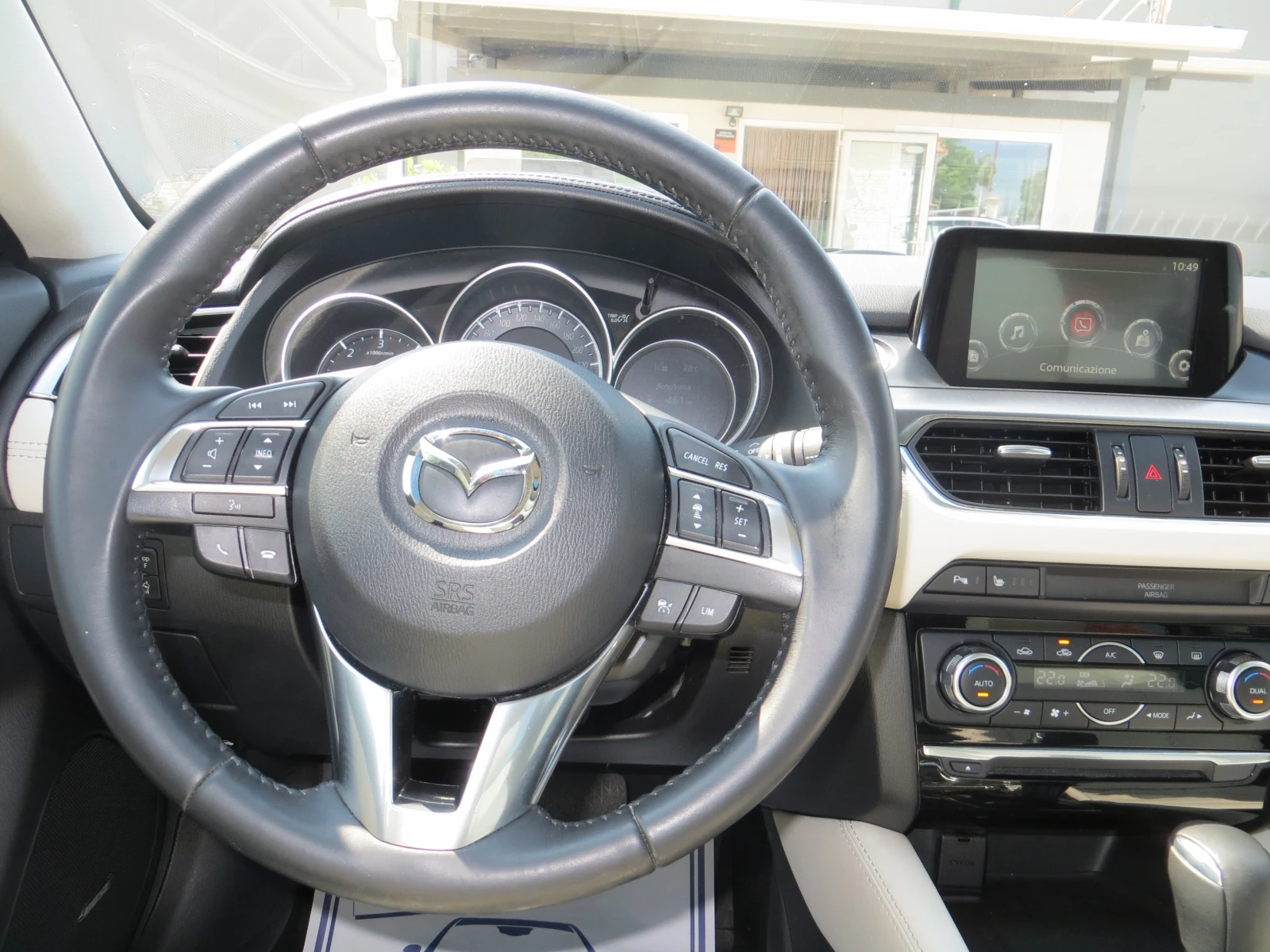 Mazda 6 2.2D-Skyactiv-Facelift-Дистроник-Сервизна история!, снимка 13 - Автомобили и джипове - 55142541