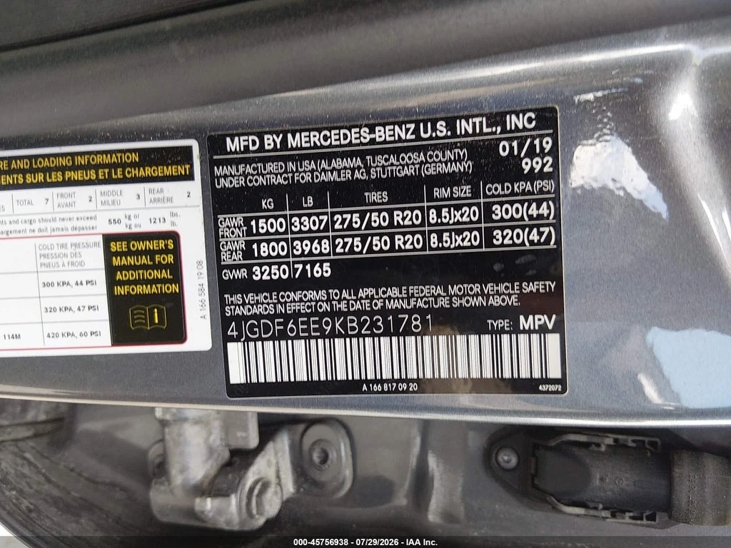 Mercedes-Benz GLS 450 * 4MATIC * 7 МЕСТЕН * CARFAX * , снимка 15 - Автомобили и джипове - 55879162