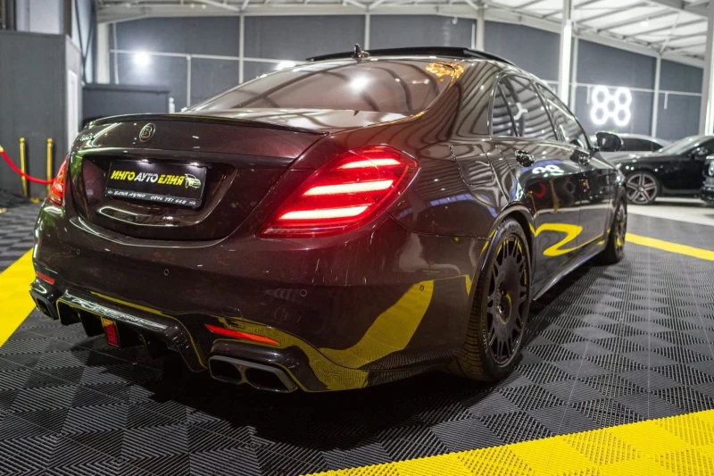 Mercedes-Benz S 63 AMG FULL BRABUS 700 PACK FACELIFT ПАНОРАМА ЛИЗИНГ 100%, снимка 9 - Автомобили и джипове - 52633277