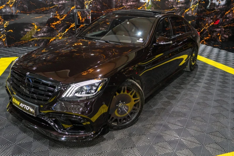 Mercedes-Benz S 63 AMG FULL BRABUS 700 PACK FACELIFT ПАНОРАМА ЛИЗИНГ 100%, снимка 2 - Автомобили и джипове - 52633277