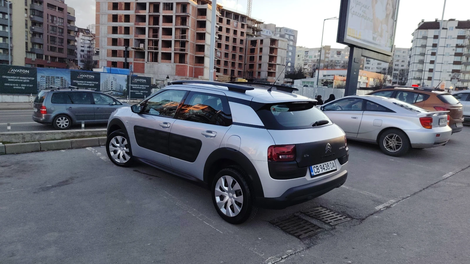 Citroen C4 Cactus 1.2L, 75 kc, android car box, снимка 7 - Автомобили и джипове - 53622492