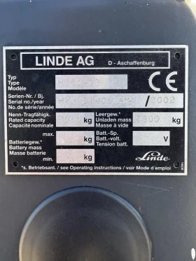 Мотокар Linde  H35D-03, снимка 6