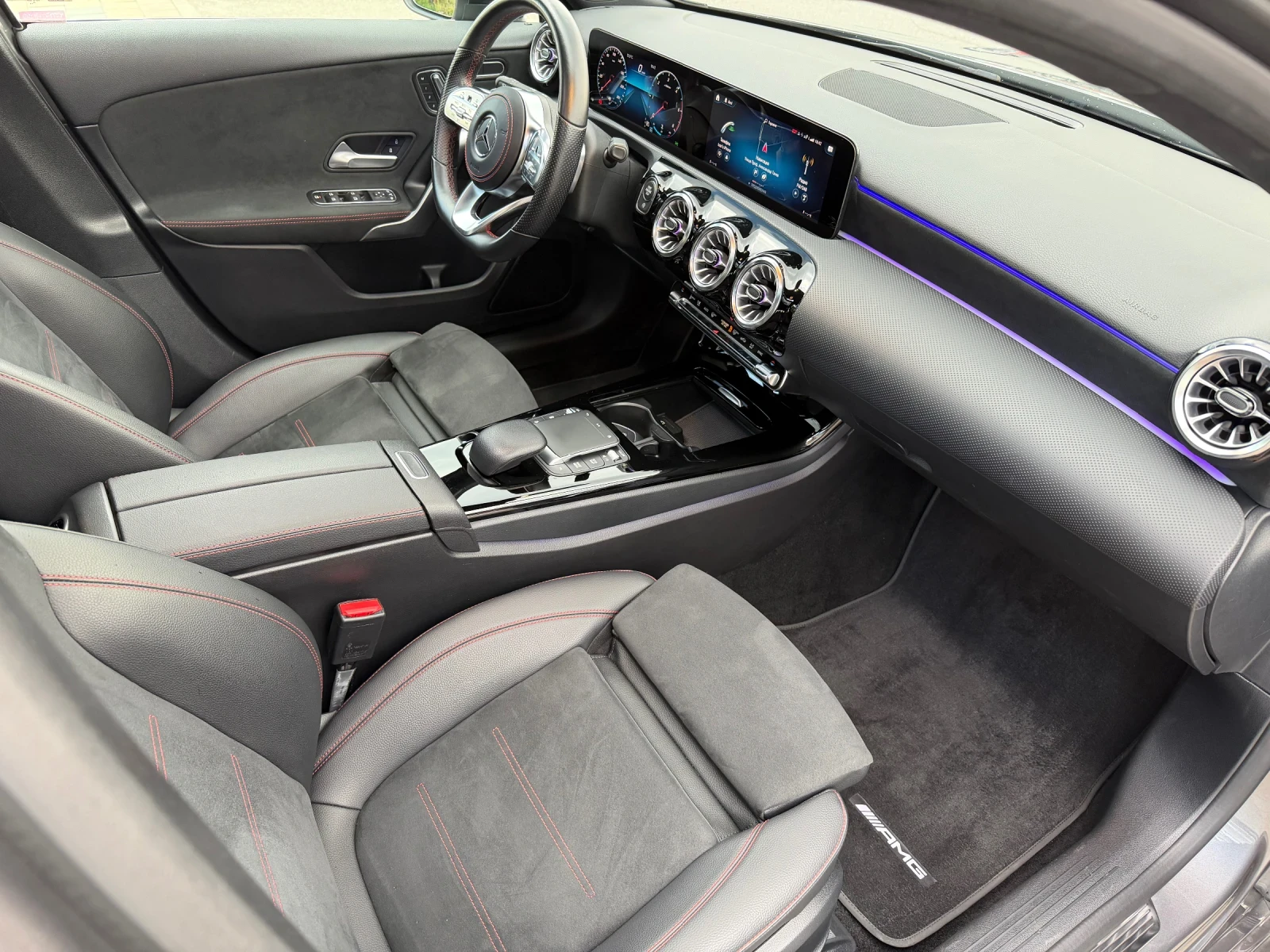 Mercedes-Benz A 200 AMG/KEYLESS/МЪРТВА ТОЧКА/360/DISTRONIC/MEMORY/FULL, снимка 9 - Автомобили и джипове - 55166978
