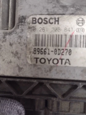 89661-0D270  компютър двигател за TOYOTA YARIS 1.0 vvti Bosch 0 261 208 841, снимка 3 - Части - 47608881