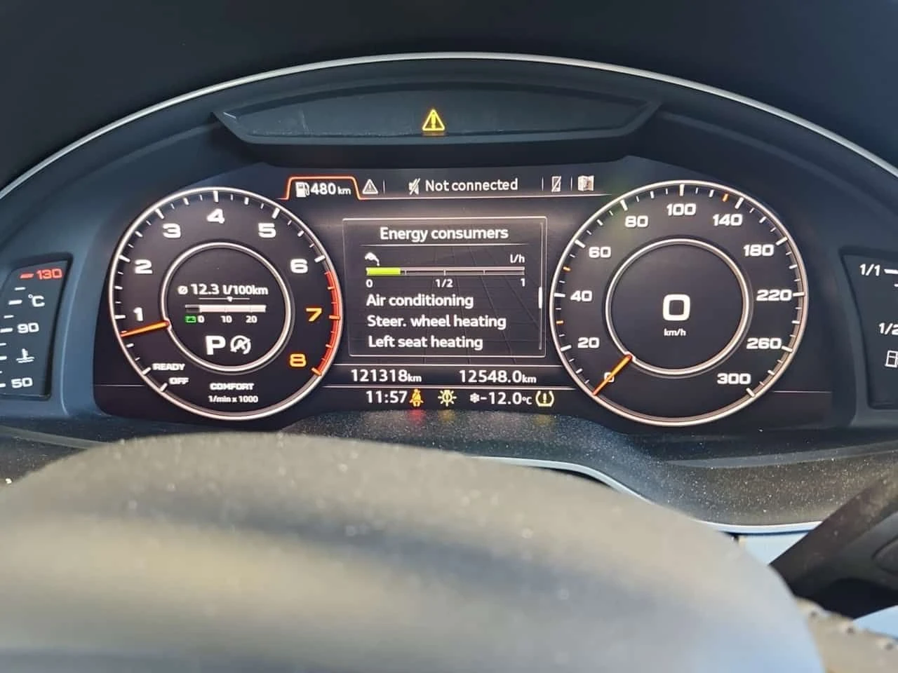 Audi Q7 Progressiv/CARFAX/PANO/360 CAM/KEYLESS/ОБДУХВАНЕ - изображение 9