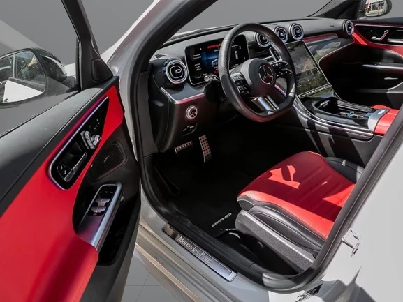 Mercedes-Benz C 300 е 4Matic = AMG Line = Premium Гаранция, снимка 3 - Автомобили и джипове - 55787879