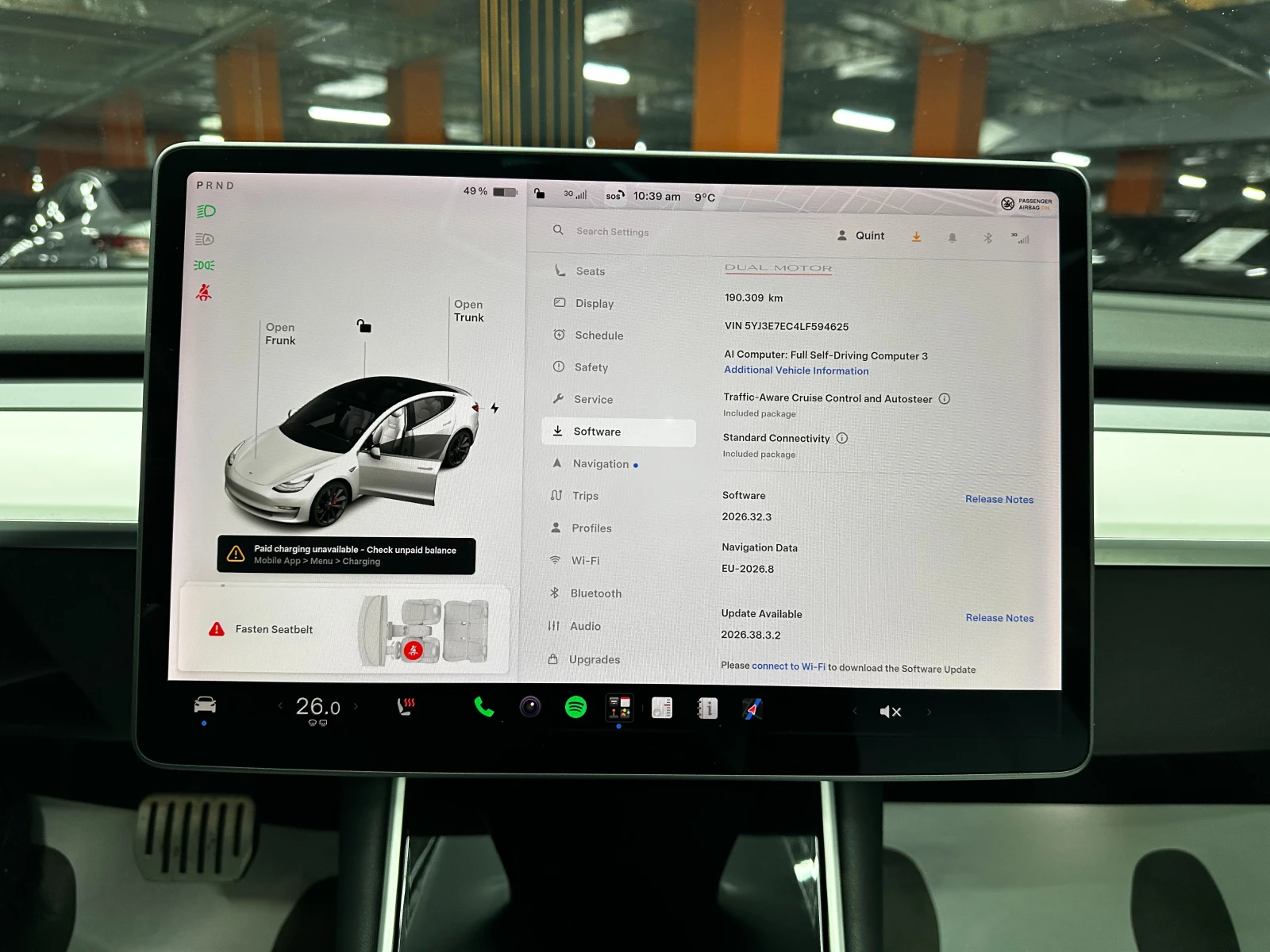 Tesla Model 3 Performance Dual AWD/ГАРАНЦИЯ , снимка 15 - Автомобили и джипове - 56702267