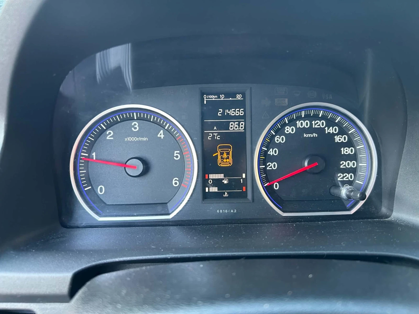 Honda Cr-v 2.2 V Tec, РЕГИСТРИРАНА, снимка 6 - Автомобили и джипове - 54568485