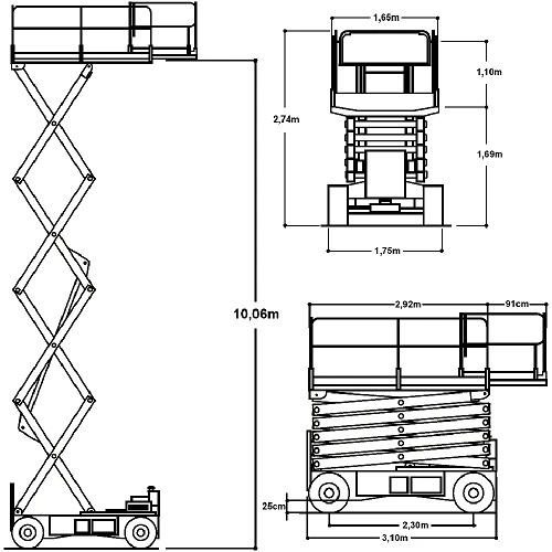 Автовишка Друга марка JLG 330CRT  4x4, снимка 16 - Индустриална техника - 24861175