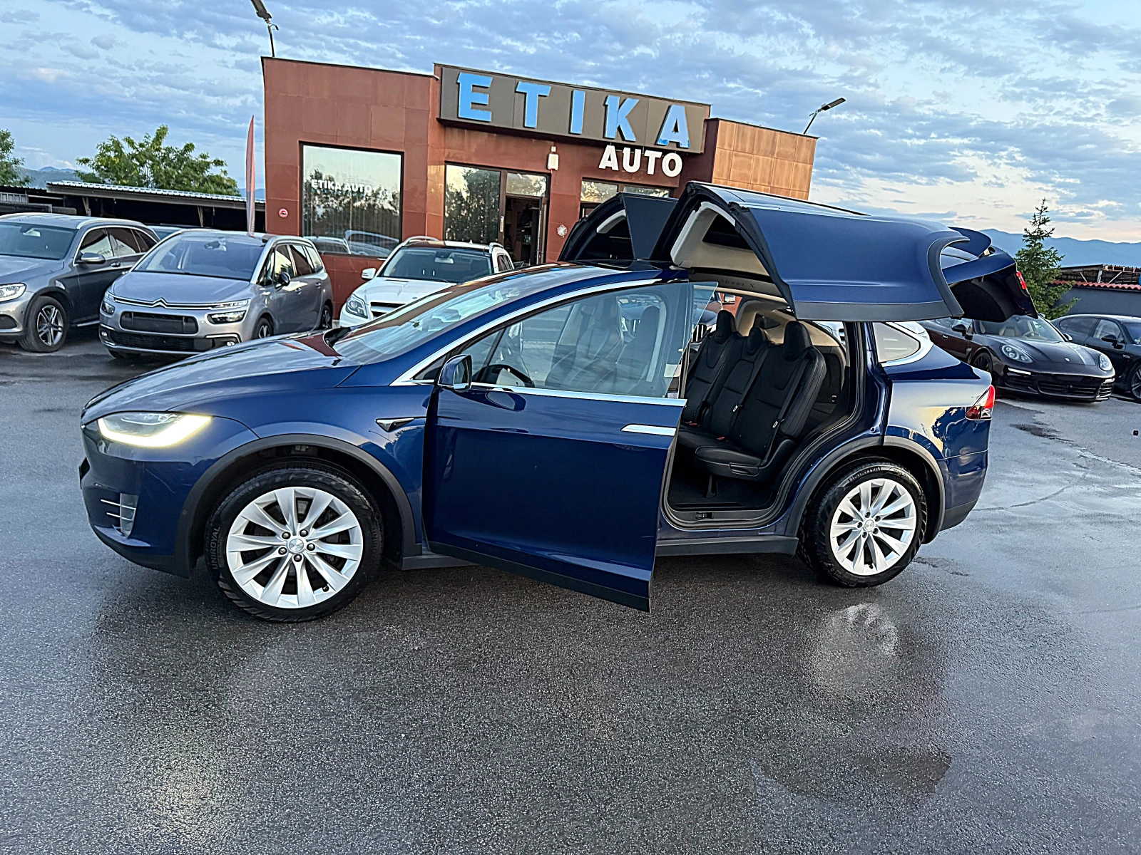 Tesla Model X 4x4-LED-BIXENON-NAVI-360 KAMERI-ТЕГЛИЧ-6МЕСТА !!! - изображение 7