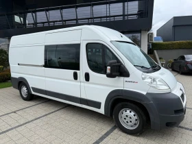Обява за продажба на Peugeot Boxer 3.0HDI 180к.с. Товаропътнически 6-местен Клима ~21 900 лв. - изображение 1