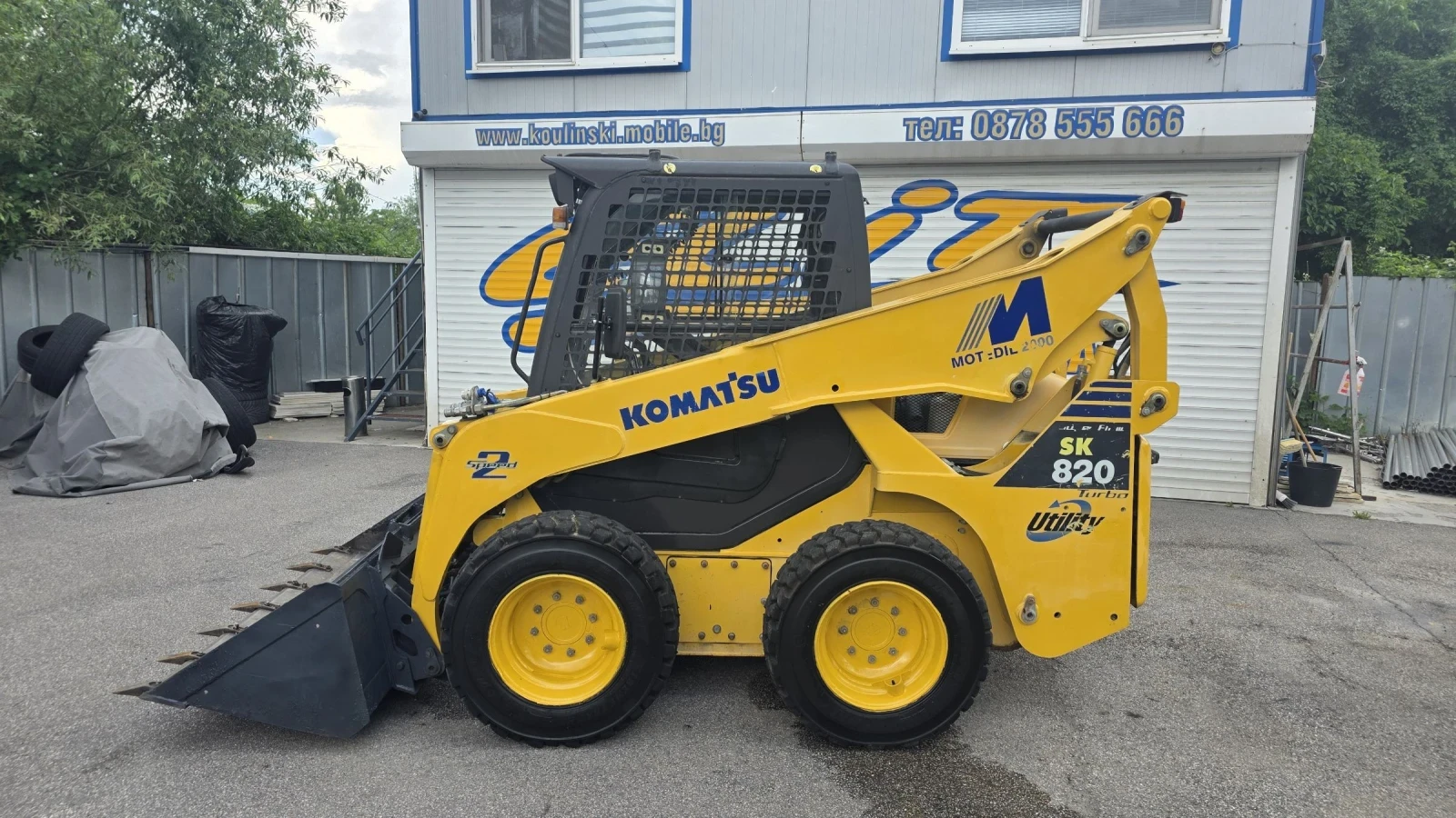 Мини челни товарачи Komatsu SK820 SUPERFLOW TURBO 16V, снимка 3 - Индустриална техника - 54869750