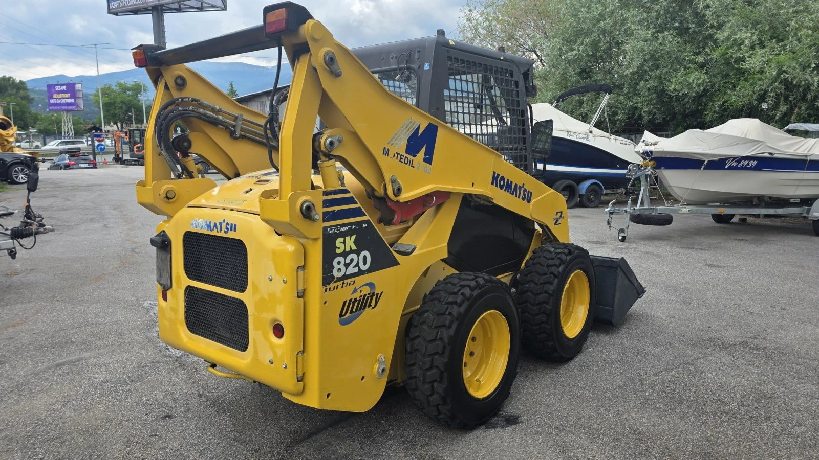 Мини челни товарачи Komatsu SK820 SUPERFLOW TURBO 16V, снимка 6 - Индустриална техника - 54869750