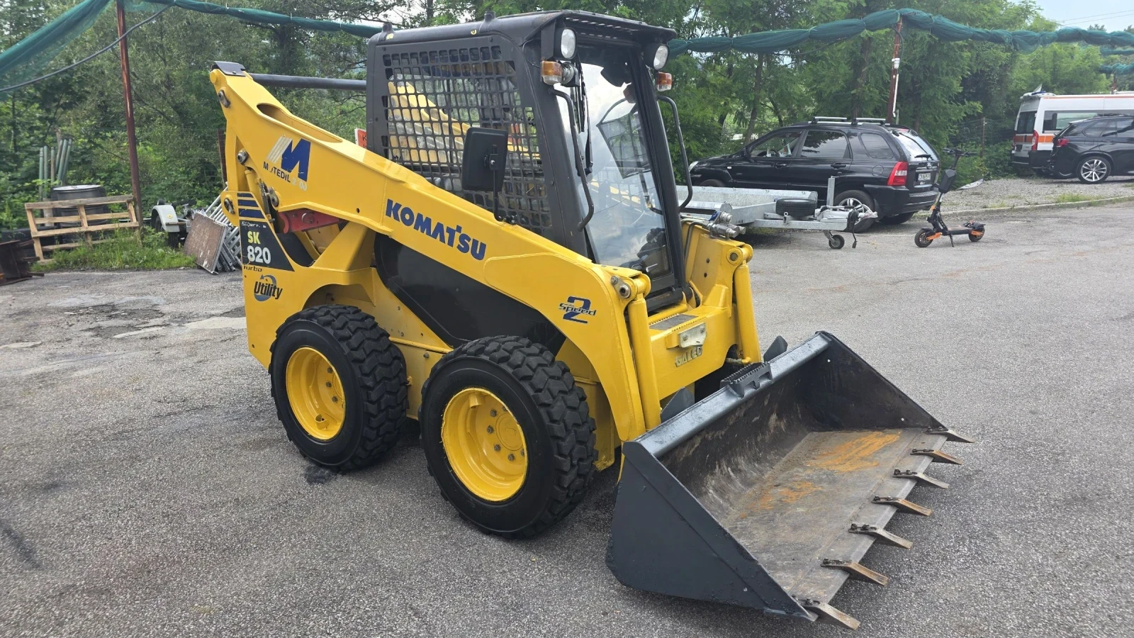 Мини челни товарачи Komatsu SK820 SUPERFLOW TURBO 16V, снимка 8 - Индустриална техника - 54869750