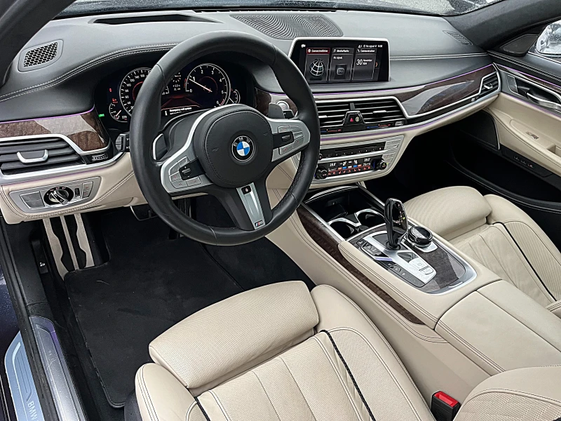 BMW 740 4x4-ДЪЛГА БАЗА-M PAKET INDIVIDUAL-MONITORI-FUL FUL, снимка 9 - Автомобили и джипове - 48178937