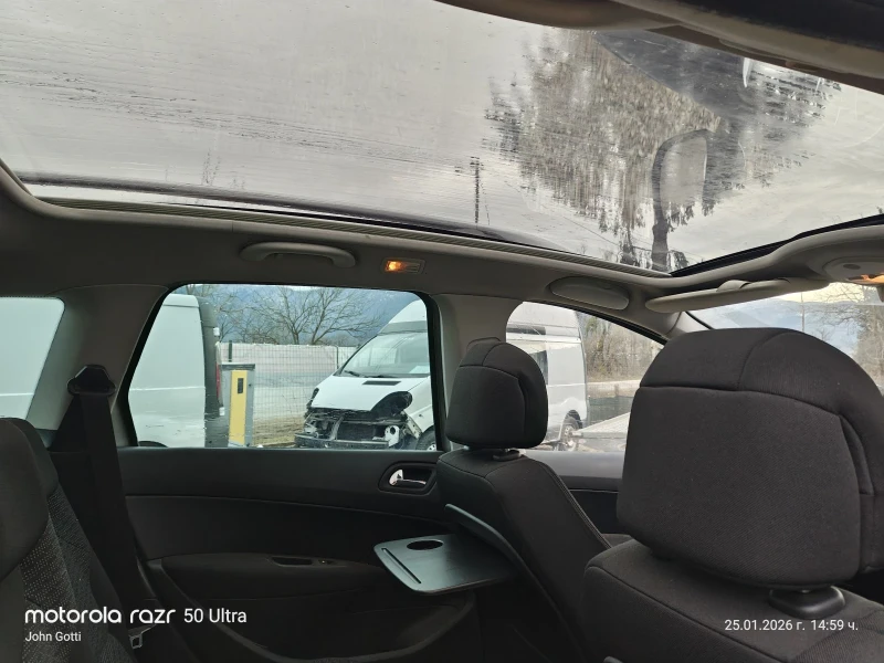 Peugeot 308 1.6HDi , 110k.c. Panorama, klimatronik, ., снимка 13 - Автомобили и джипове - 53222262