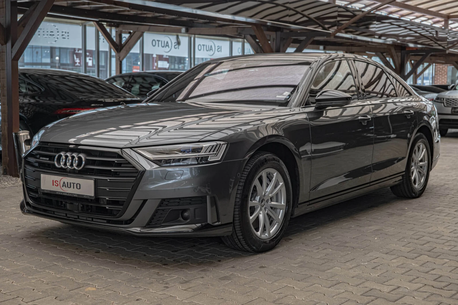 Audi A8 55TFSI/Bang&Olufsen/Алкантар/Обдухване/HuD/3D Каме - изображение 3