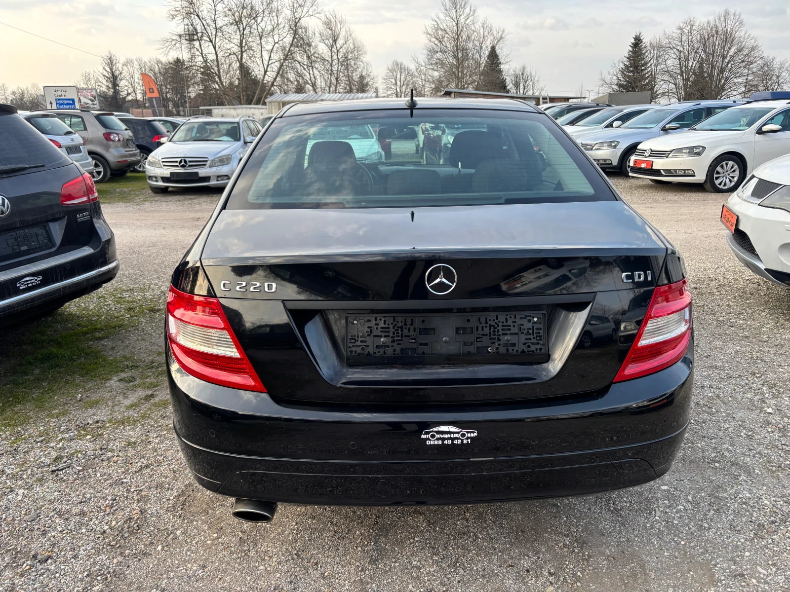 Mercedes-Benz C 220 2008+ 2.2+ 170+ АВТОМАТ+ Н.ГУМИ+ СЕДАН, снимка 5 - Автомобили и джипове - 53878554