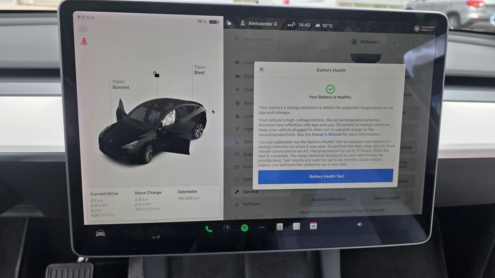 Tesla Model Y AWD DUAL MOTOR  , снимка 16 - Автомобили и джипове - 53747275