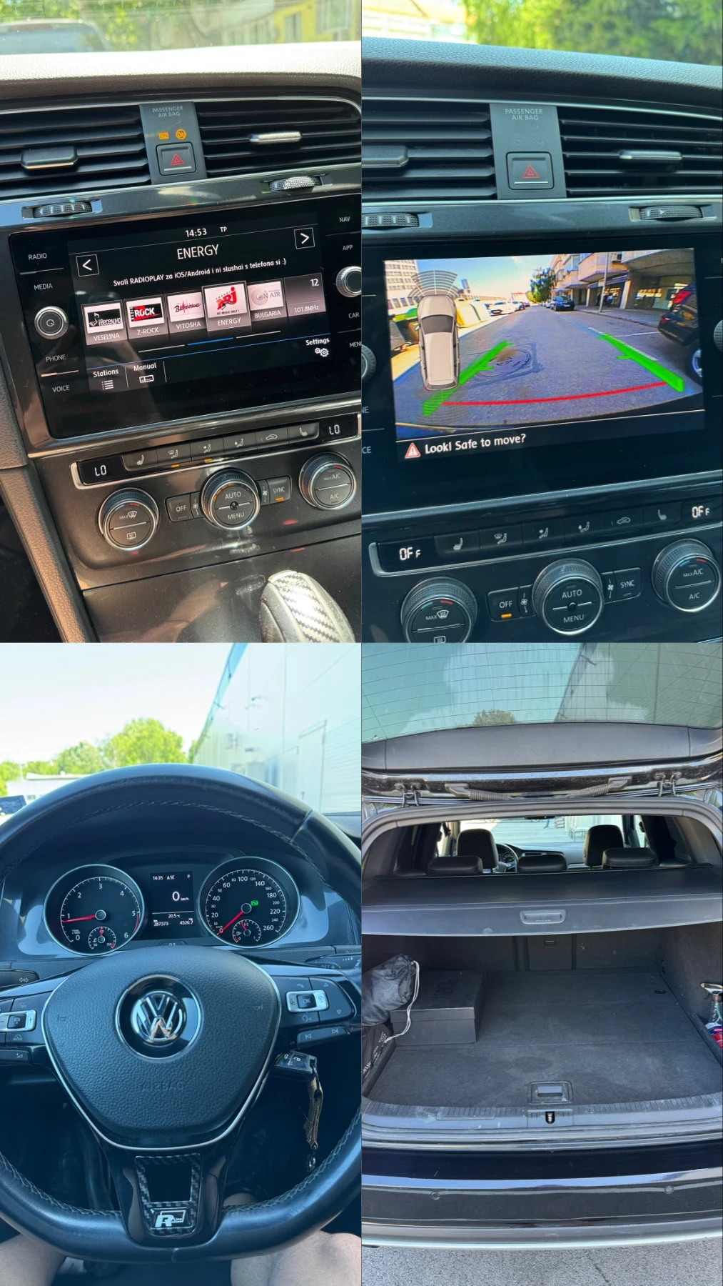VW Alltrack Golf 7.5 2.0 TDI DSG 4x4 184 hp , снимка 14 - Автомобили и джипове - 54599242