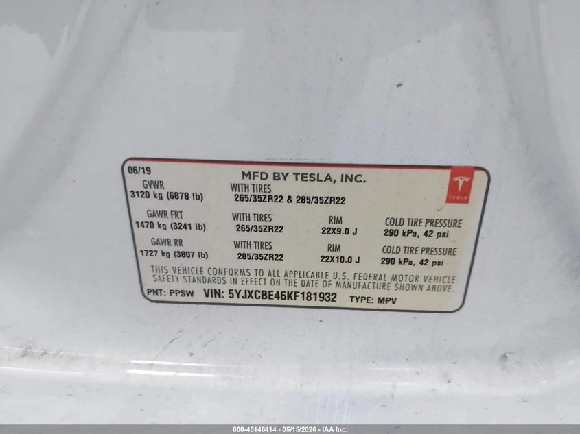 Tesla Model X P100D/Performance, снимка 9 - Автомобили и джипове - 54906958