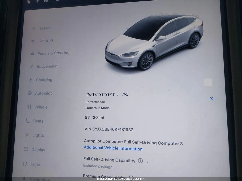 Tesla Model X P100D/Performance, снимка 7 - Автомобили и джипове - 54906958