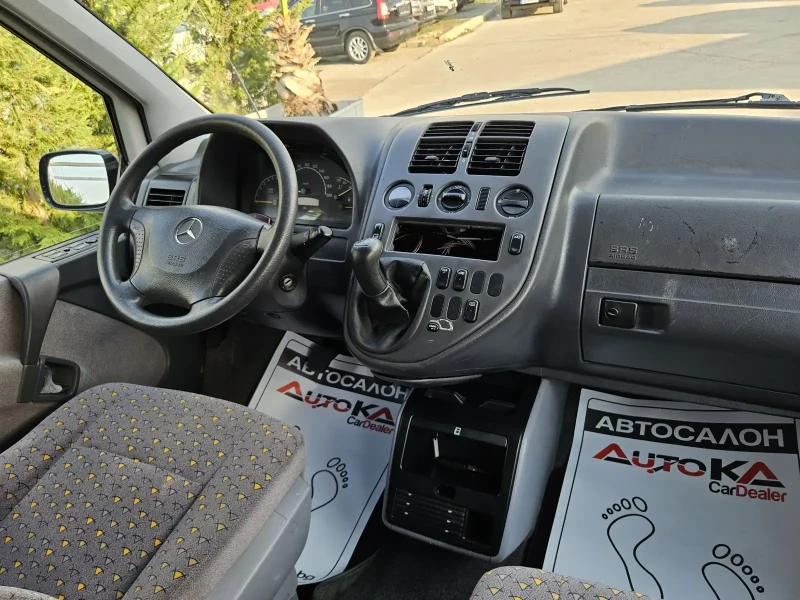 Mercedes-Benz Vito 2.2CDI-102кс= 7МЕСТА= КЛИМАТИК , снимка 12 - Бусове и автобуси - 51183757