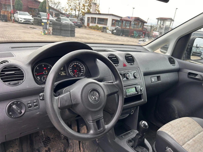 VW Caddy 1.6TDI 1+ 1 EURO 5, снимка 11 - Автомобили и джипове - 52296380