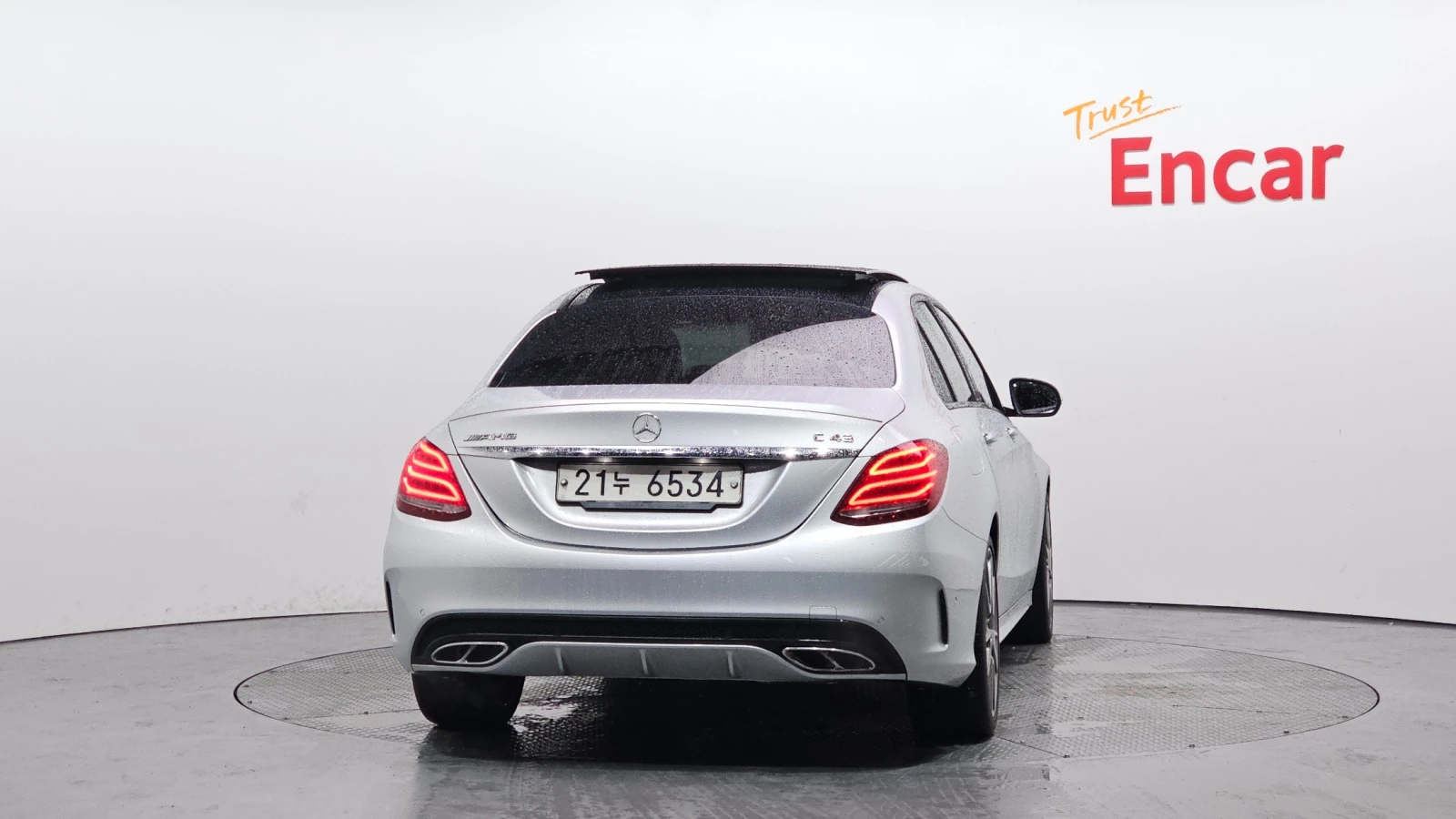 Mercedes-Benz C 43 AMG Head up//Подгрев/ПАНОРАМА/ДИСТАНЦИЯ , снимка 4 - Автомобили и джипове - 55009488