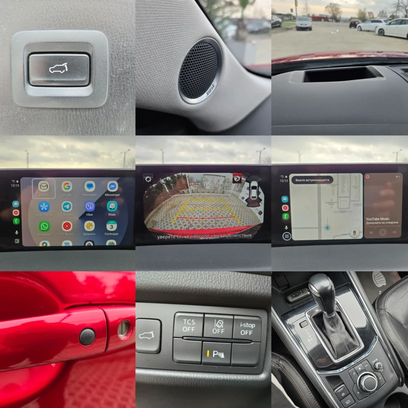 Mazda CX-5 2.2D-175кс= 4х4= АВТОМАТ= HUD= DISTRONIC= BOSE, снимка 16 - Автомобили и джипове - 52643248