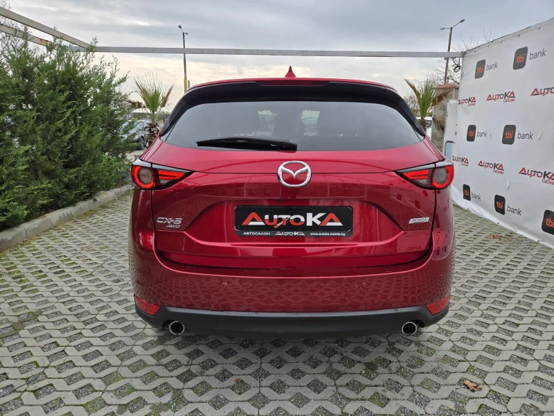 Mazda CX-5 2.2D-175кс= 4х4= АВТОМАТ= HUD= DISTRONIC= BOSE, снимка 4 - Автомобили и джипове - 52643248
