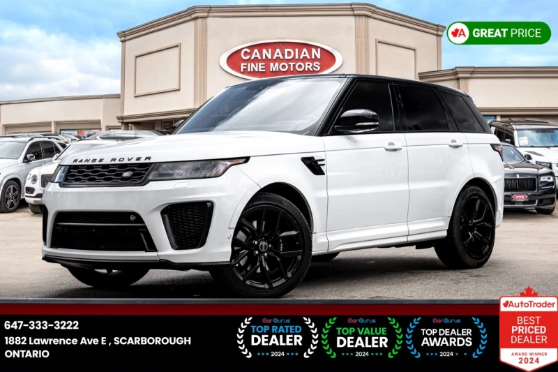 Land Rover Range Rover Sport CARFAX* АВТОФИНАНСИРАНЕ* БЕЗ ПЪРВОНАЧАЛНА ВНОСКА* 