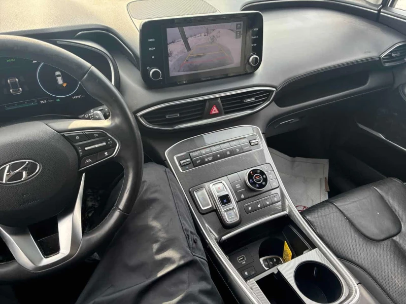 Hyundai Santa fe Luxury/ CARFAX/Кожа/Нави/Панорама/Подгрев/4х4, снимка 6 - Автомобили и джипове - 53562698