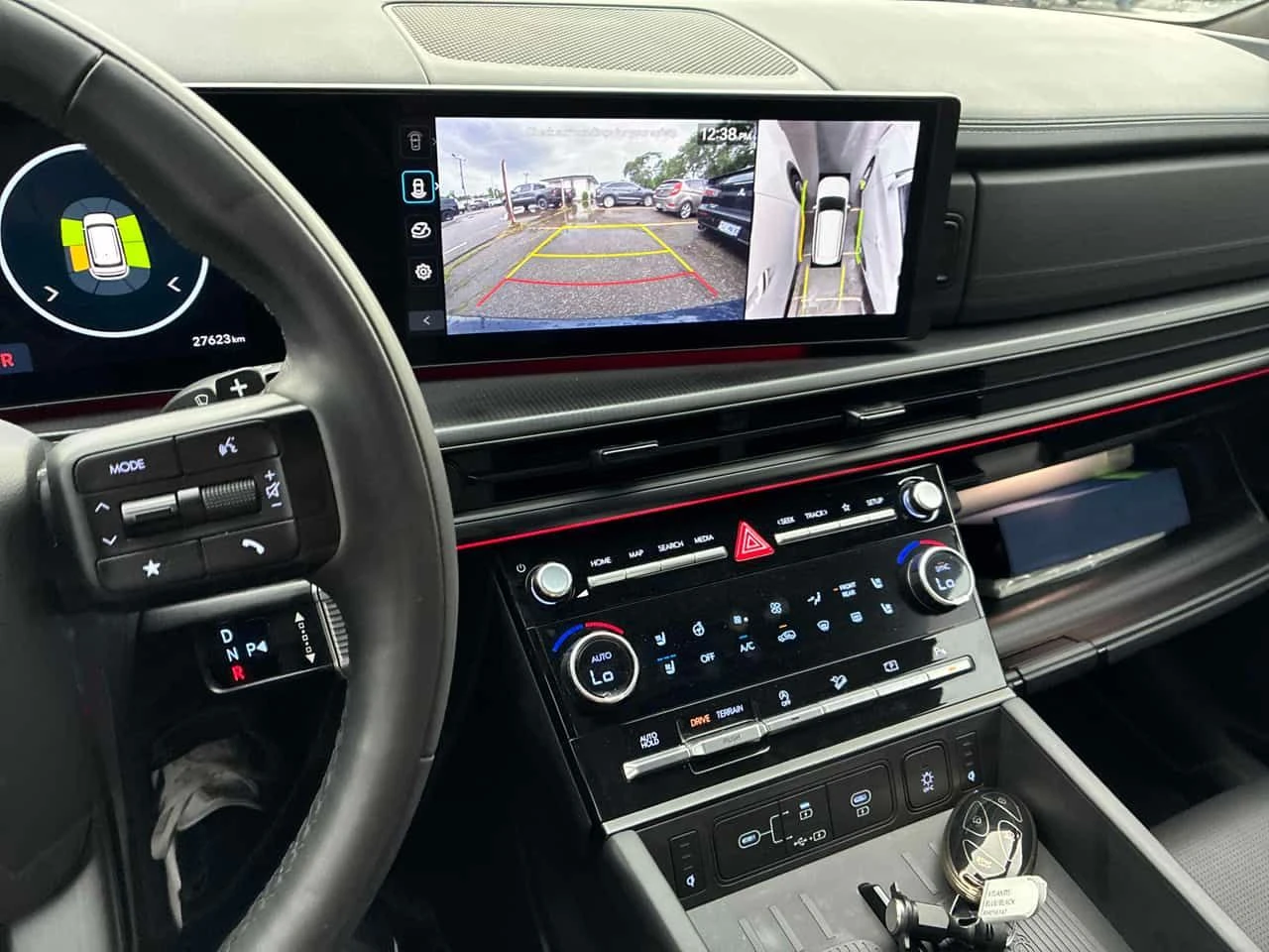 Hyundai Santa fe | DISTRONIC | HUD | ОБДУХВАНЕ | 360 | ПАНОРАМА | , снимка 9 - Автомобили и джипове - 55539187