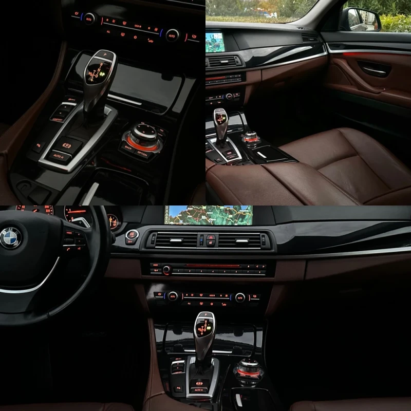 BMW 520 d LUXURY BUSINESS LINE / КАМЕРА / АВТОМАТ / КОЖА, снимка 10 - Автомобили и джипове - 47793085