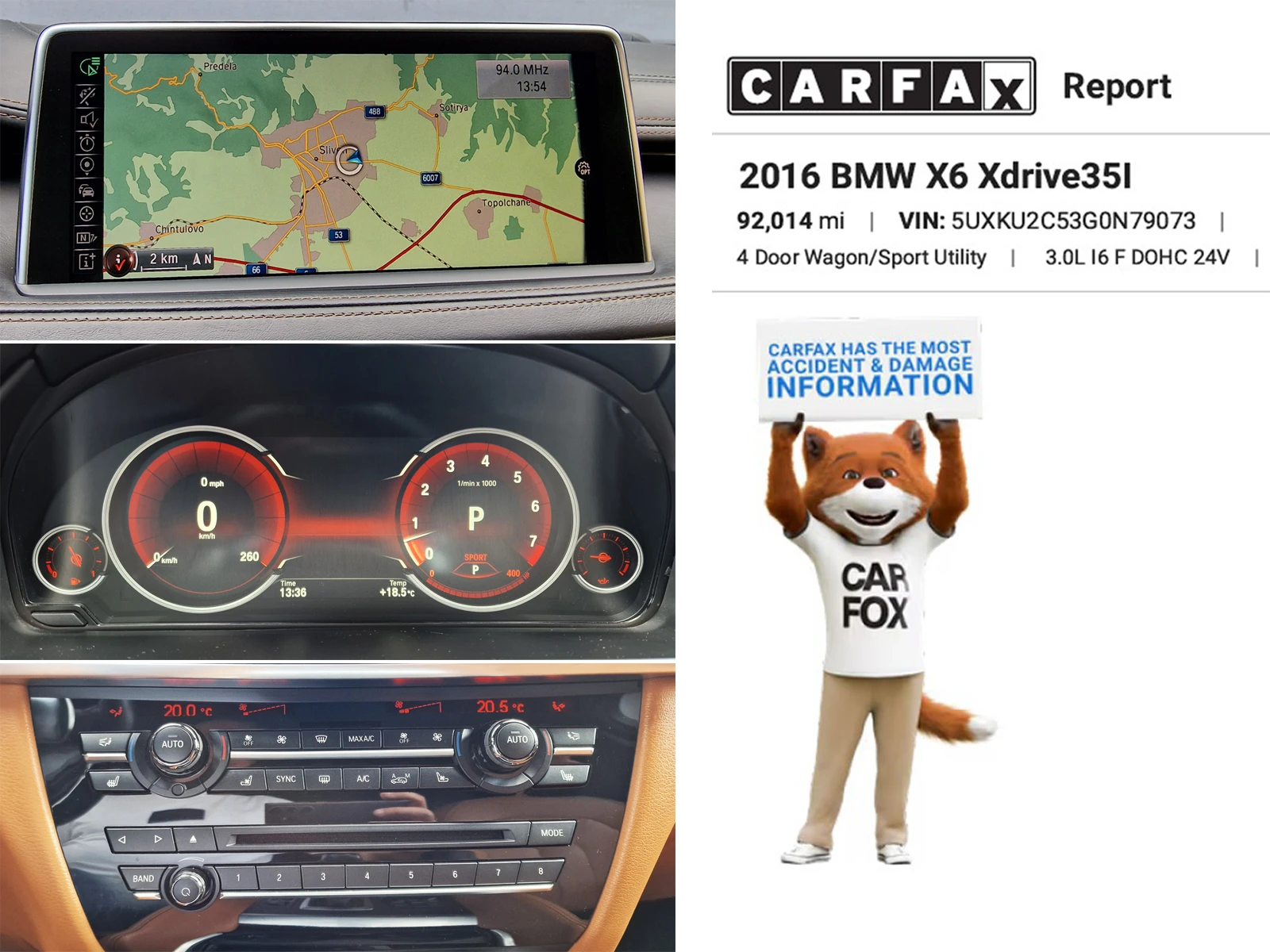 BMW X6 Xdrive 35I , снимка 17 - Автомобили и джипове - 54621592