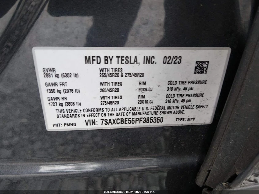 Tesla Model X Long Range Plus AWD, снимка 9 - Автомобили и джипове - 56332277