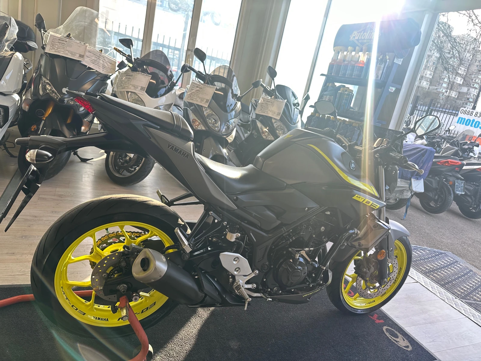 Yamaha Mt-03 07.2018г. Кат. А2, снимка 15 - Мотоциклети и мототехника - 54137649