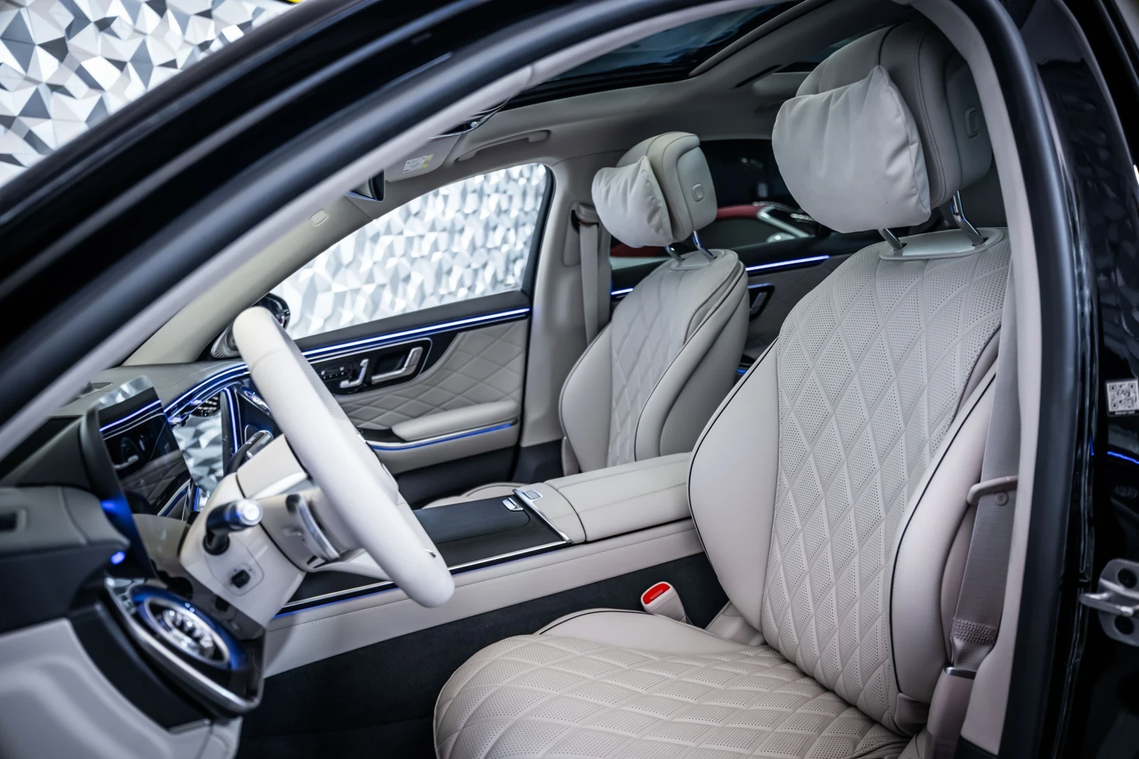 Mercedes-Benz S 450 d L 4M AMG* Pano* Burm* 360* ЛИЗИНГ, снимка 8 - Автомобили и джипове - 55740933
