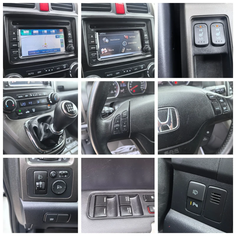 Honda Cr-v С-Историята Навигация Fecelift Алкантара , снимка 12 - Автомобили и джипове - 50621558