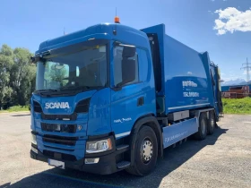 Scania P 310 EURO 6 НА МЕТАН Сметосъбирач, снимка 1