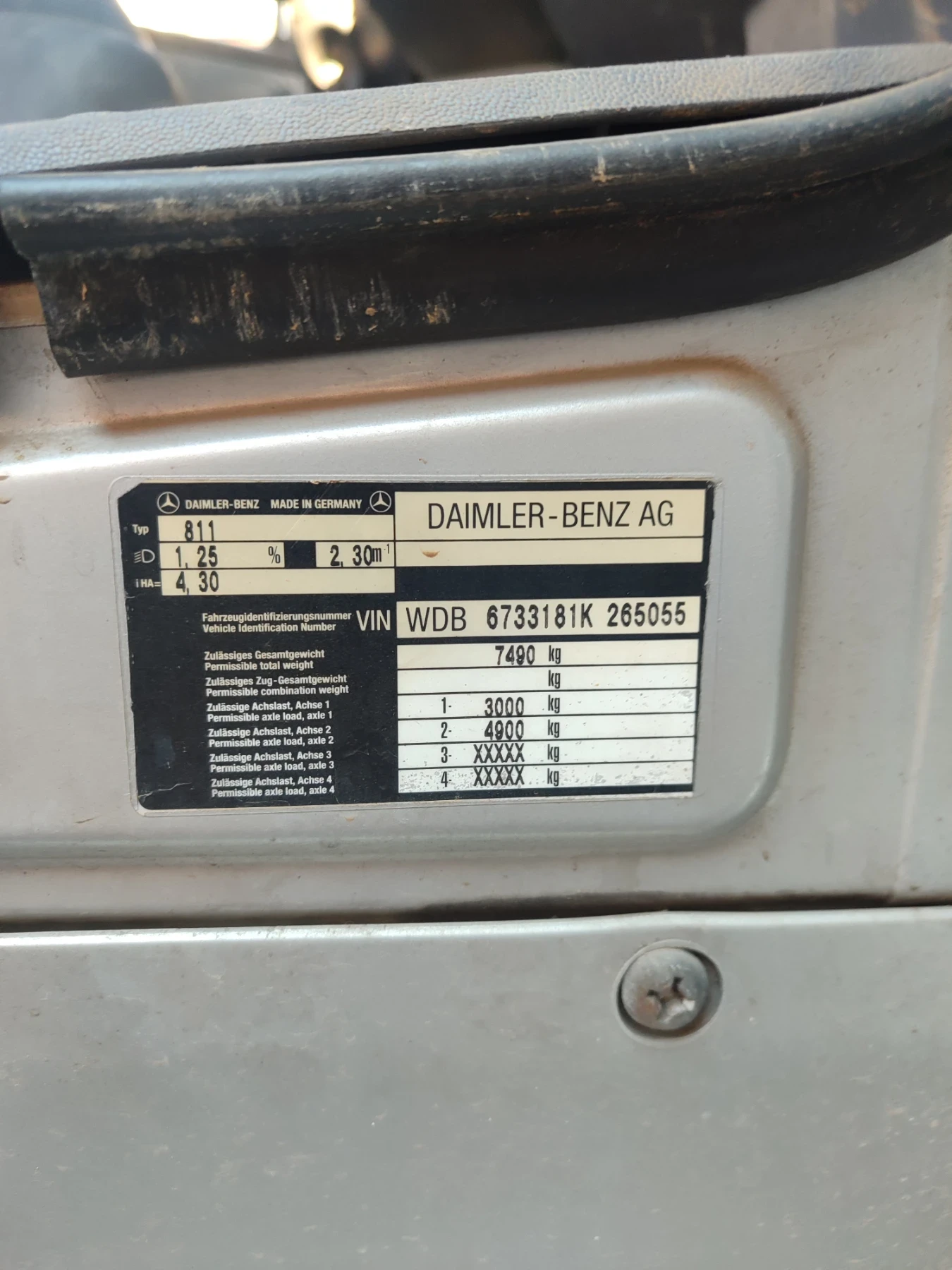Mercedes-Benz 811, снимка 2 - Камиони - 55058596